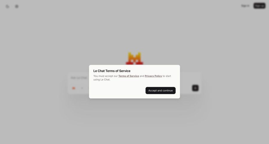 Mistral
				modal & popover ui page example