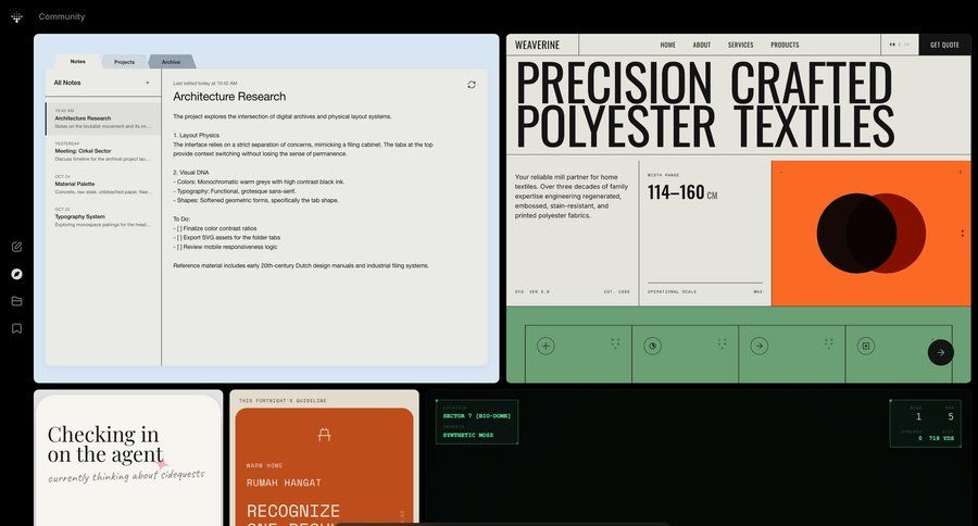 Variant
				list ui page example