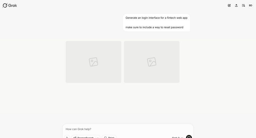 Grok
			 grid fintech call intelligence login communication chat messages chat interface conversational ui page example