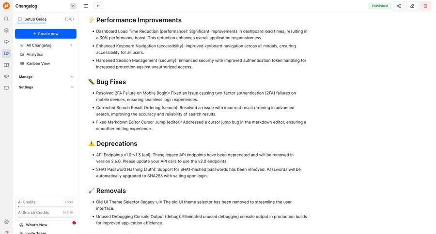 FeatureOS
			 content management system ui page example