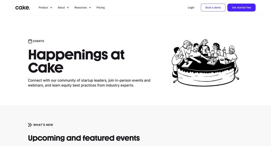 Cake
				list ui page example