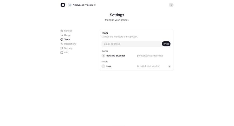 Visitors
			settings team team settings workspace settings ui page example