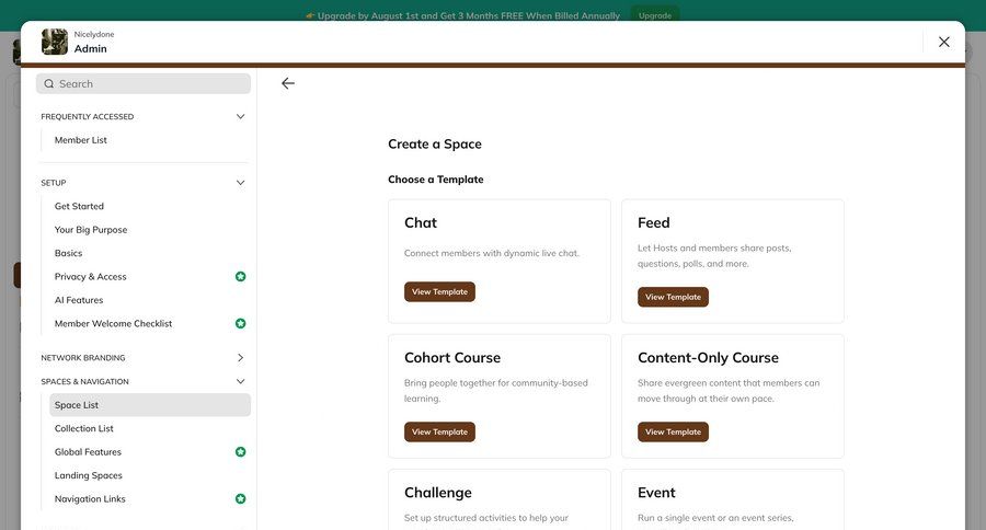 Mighty
			create modal & popover templates onboarding template selection hierarchical navigation ui page example