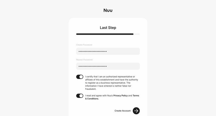 Nuu
				signup page example