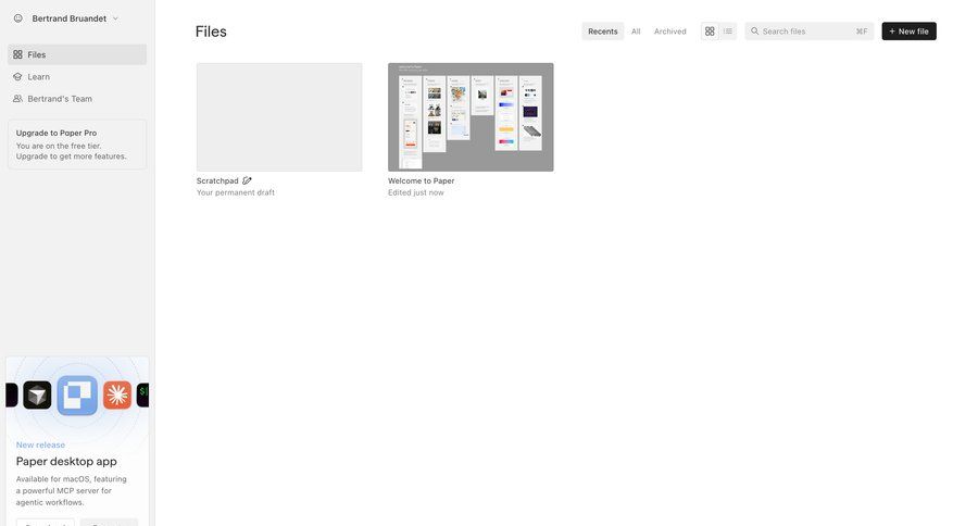 Paper
				create ui page example
