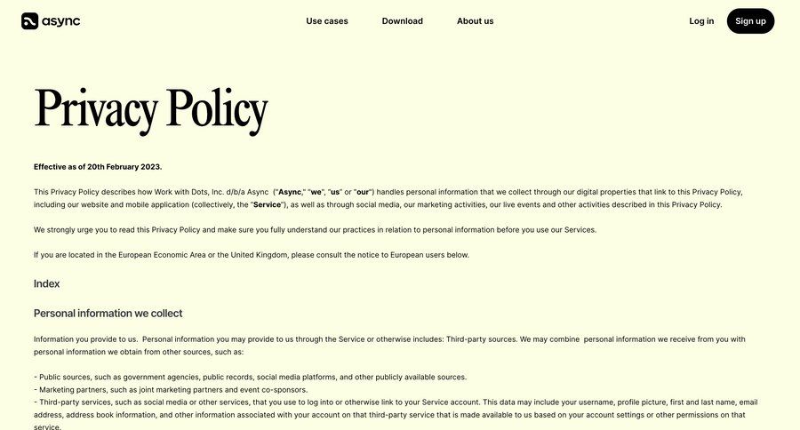 Async
			 voice meeting ui page example