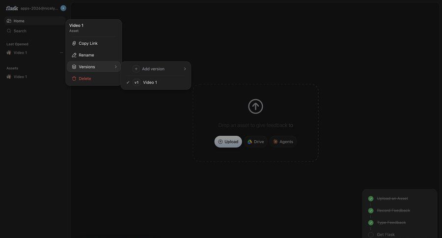Flask
			detail page collection upload actions minimalist design modern dark theme navigation bar sidebar progress indicator progress tracking menu file upload project management dashboard collaboration sidebar navigation hierarchical navigation feedback collection upload file ui page example