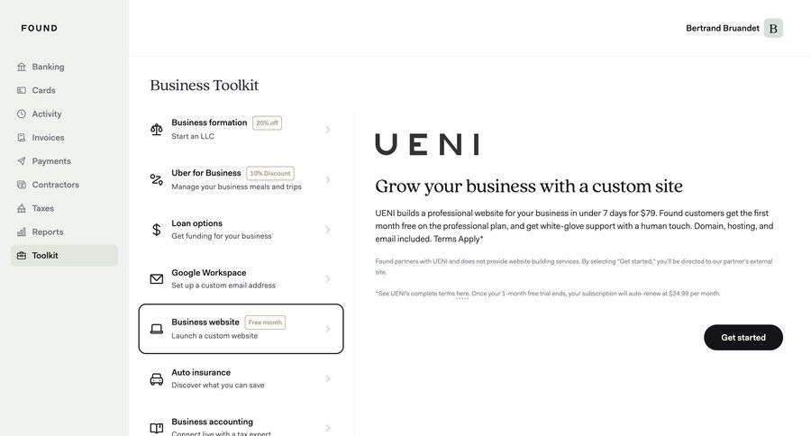 Found
				settings ui page example