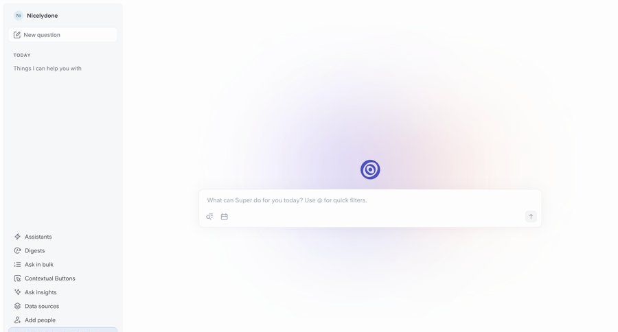 Super
				home ui page example