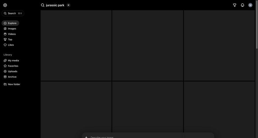 Sora
			 content management sidebar navigation grid full-screen layout content discovery call intelligence sidebar research menu search filters search bar avatar upload search results controls ui page example