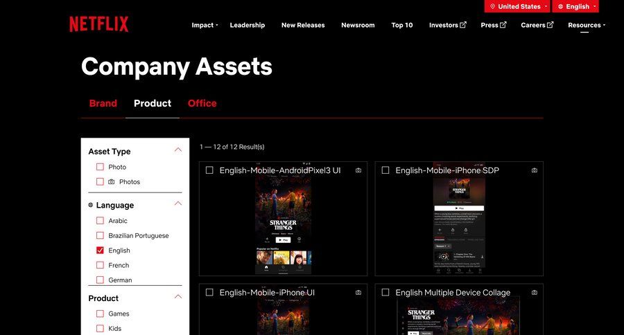 Netflix
			 coming soon media gallery assets media assets press release search results ui music player ui cards ui ui page example