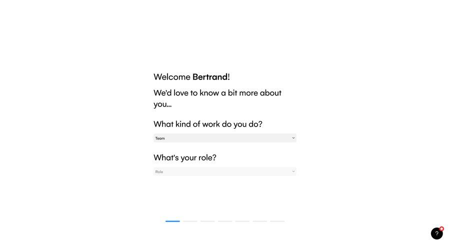 Uizard
				onboarding page example