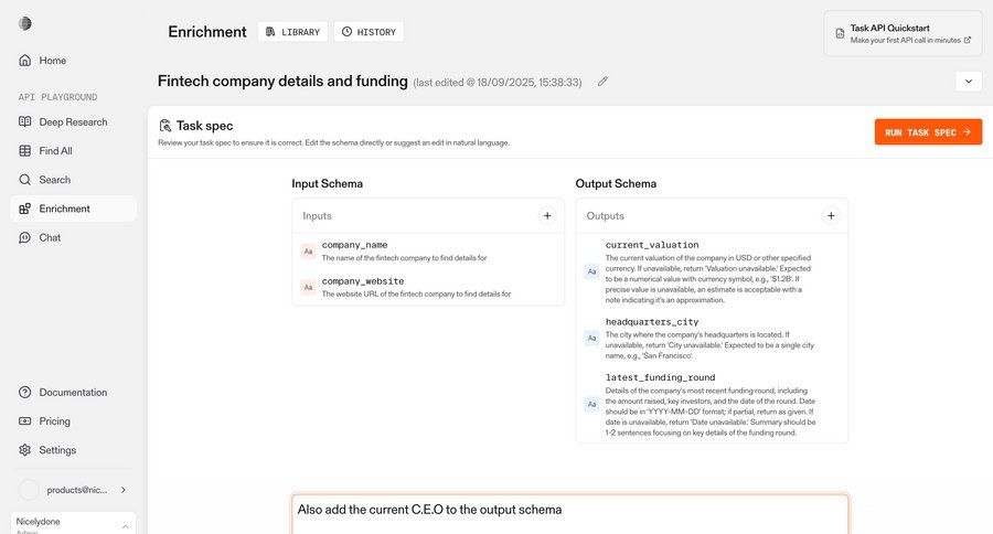 Parallel
			 task management fintech content blocks review ui page example