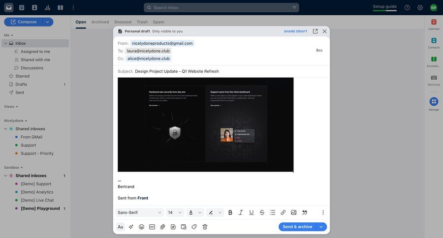 Front
			 sidebar navigation email compose email user role task communication communication chat messages menu competition ui page example