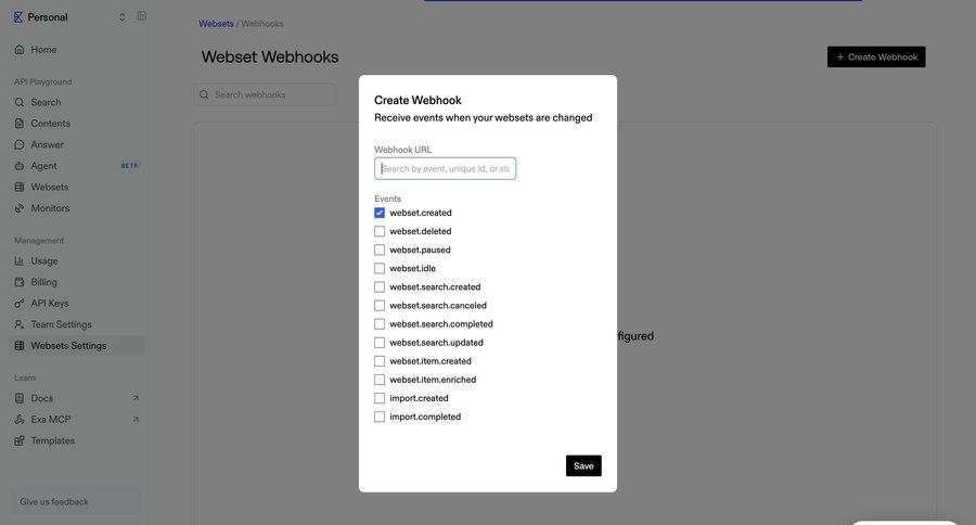 Exa
			 configuration settings form modal dialog api management create integration configuration screen ui page example