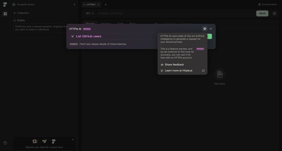 Httpie
			modal & popover tooltip artificial intelligence call intelligence tip ui page example