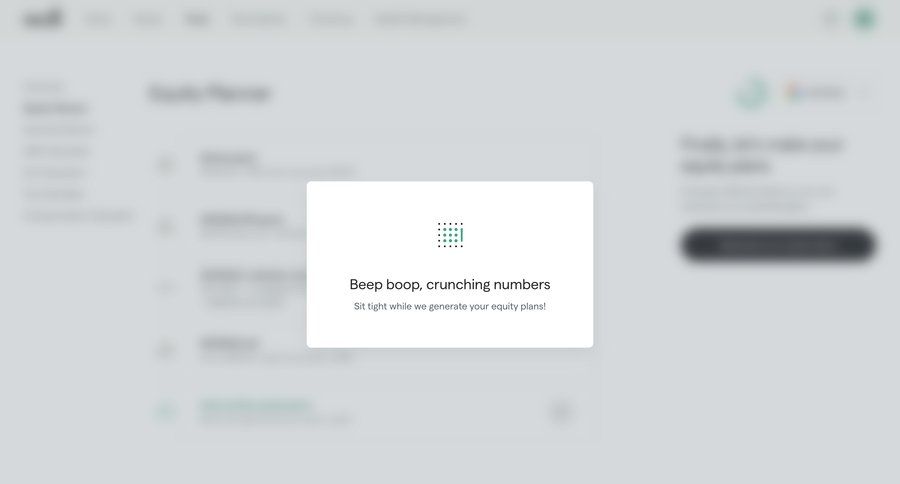 Secfi
			 grid finance modal finance message progress loading loader ui page example