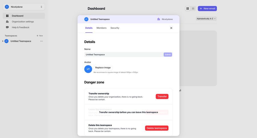 Tabular
			settings team workspace settings configuration settings account management form confirmation account settings file upload sidebar security avatar upload ui page example