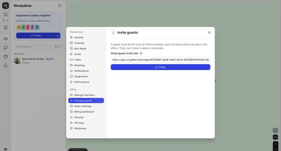 Gather
				settings ui page example