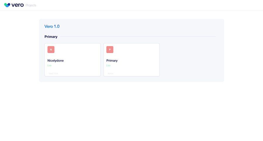 Vero
			 dashboard project management grid folder cards ui project dashboard ui page example