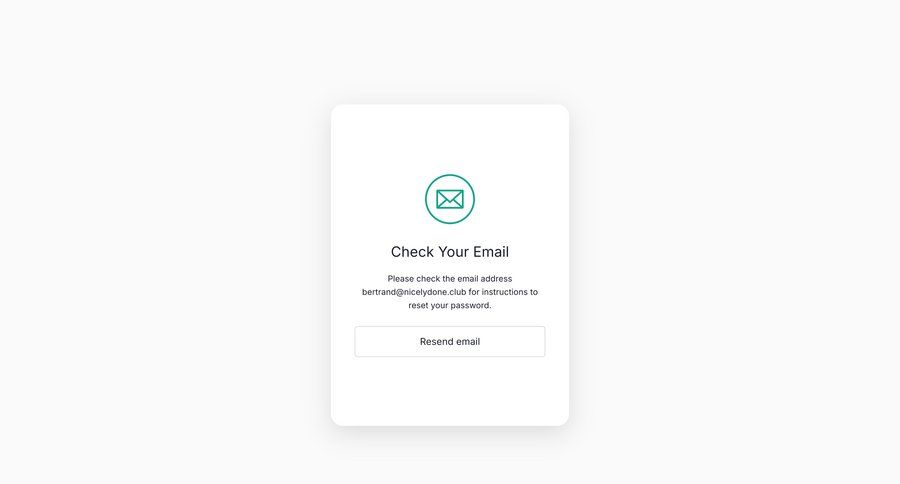 Tabular
			 modal screen authentication email email verification ui page example