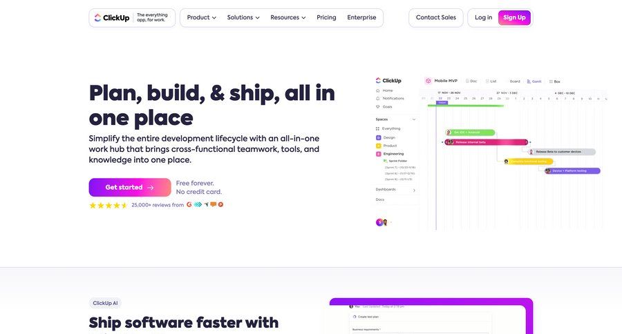 ClickUp
			 dashboard notification bulk import bulk delete bulk edit free templates bulk move features management integration press release marketing website design timeline ui checkout screen sort by ui blog templates real-time editing ui page example