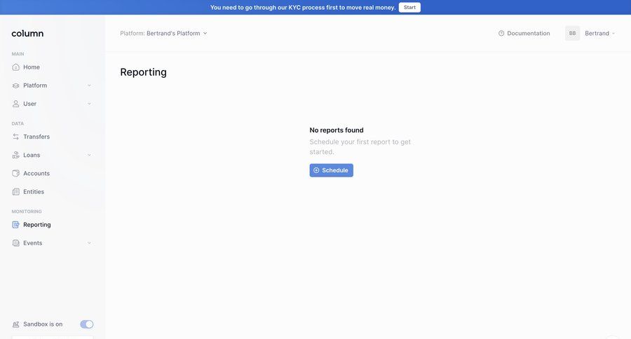 Column
			 data management dashboard finance data analysis reporting screen financial reporting sidebar monitoring ui page example