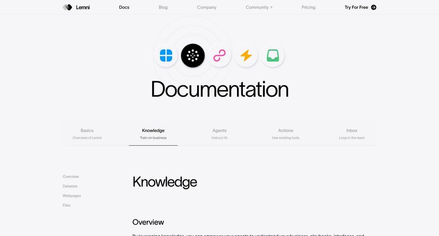 Lemni
			 file upload modal call intelligence upload file upload documents doc documentation docs ui page example