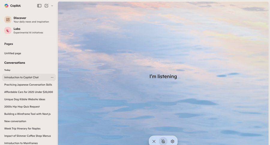 Copilot
			 sidebar navigation onboarding conversational ui ai assistance communication chat menu chat interface conversational ui page example