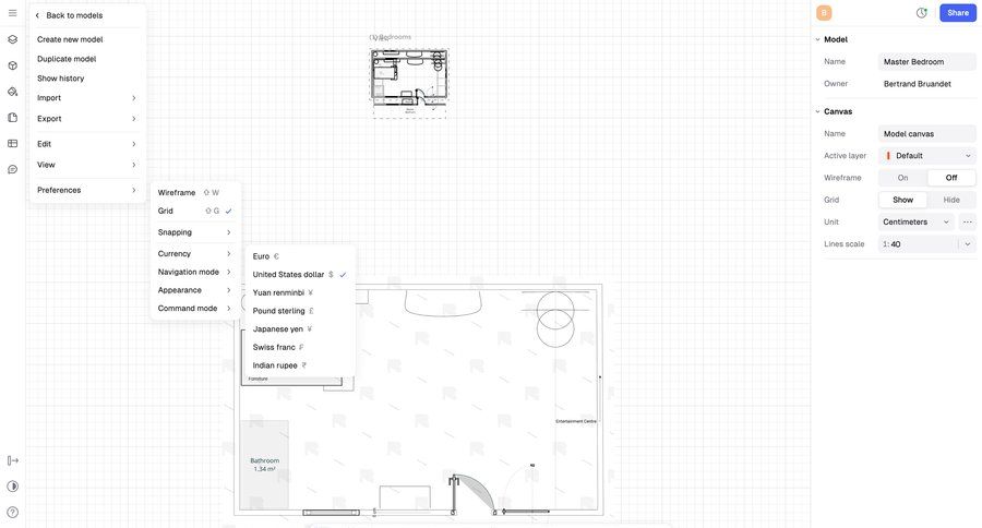 Rayon
			 configuration grid form editor design sidebar preferences menu edit mode duplicate settings modal ui page example