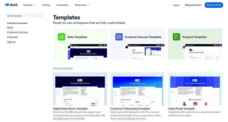 Dock
				product page ui page example
