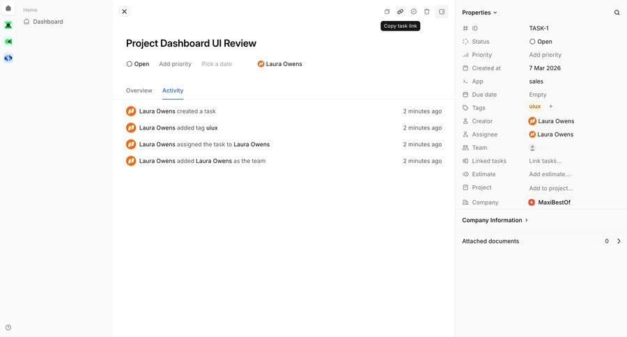 Bird
			 project management task management timeline view ui page example