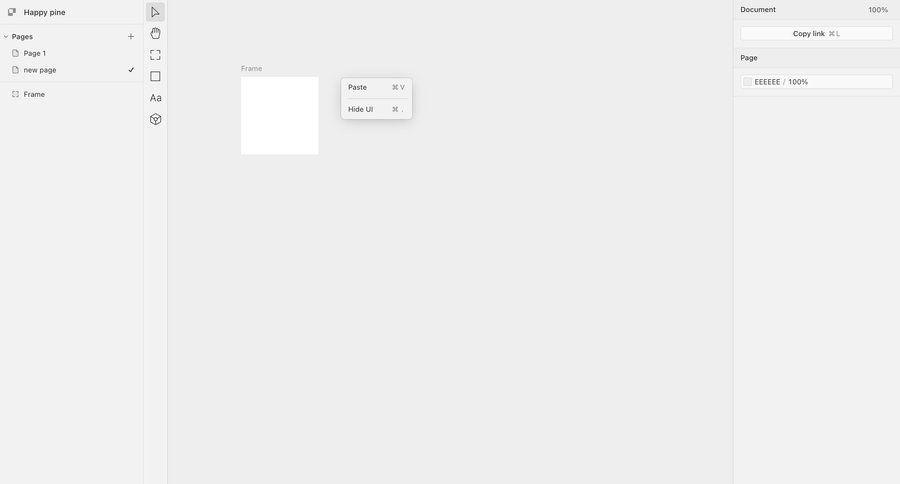 Paper
				settings ui page example