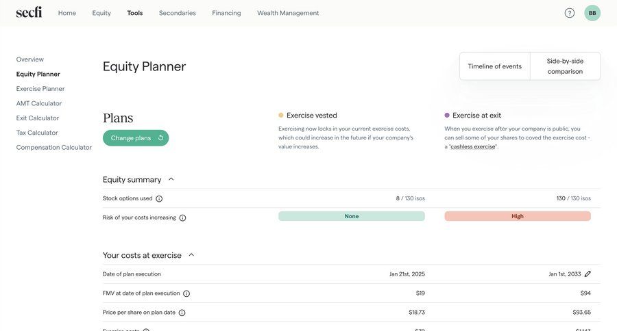 Secfi
			 dashboard finance expandable sections payment history sidebar service plans pricing plans subscription plans payment options payment page accordion payment confirmation pricing packages pricing calculator ui page example