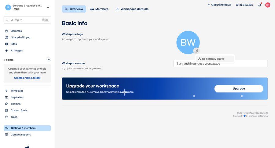 Gamma
			 settings sidebar navigation account management form account setup account settings upload image sidebar configuration screen ui page example