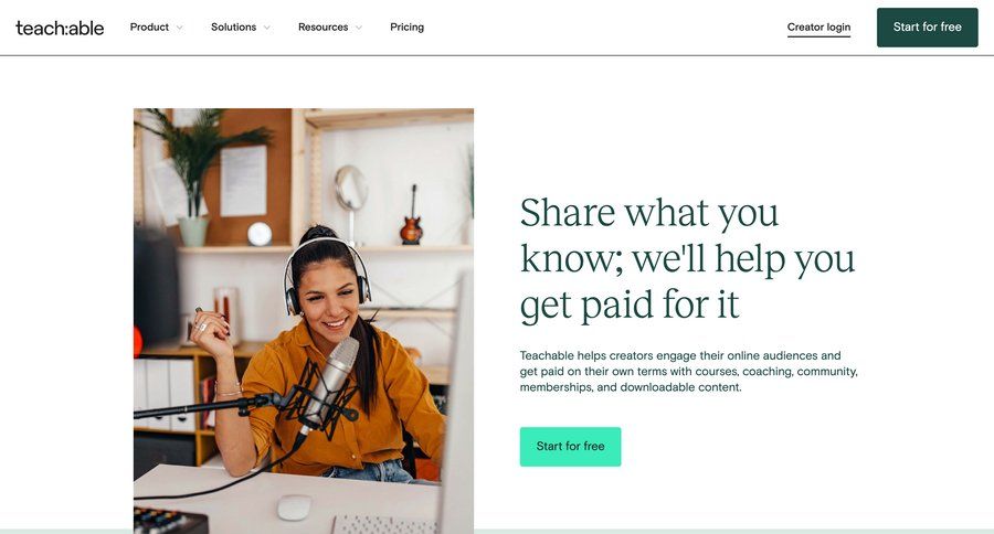 Teachable
			   ux ui design
