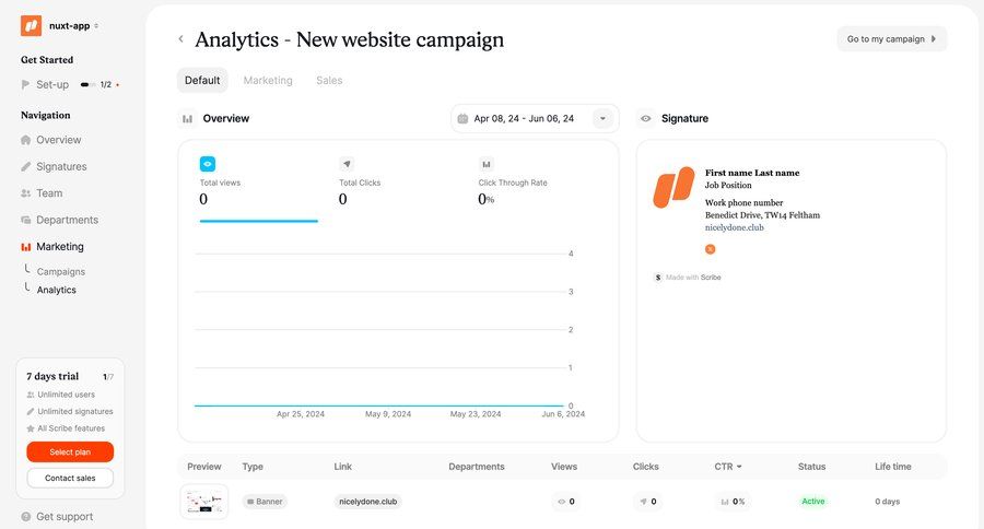 Scribe
			dashboard & stats charts & graphs dashboard sidebar navigation automation analytics dashboard campaign management dashboard warning call intelligence data visualization performance metrics monitoring business intelligence kpi dashboard progress progress bar modern table campaign creation analytics ui page example