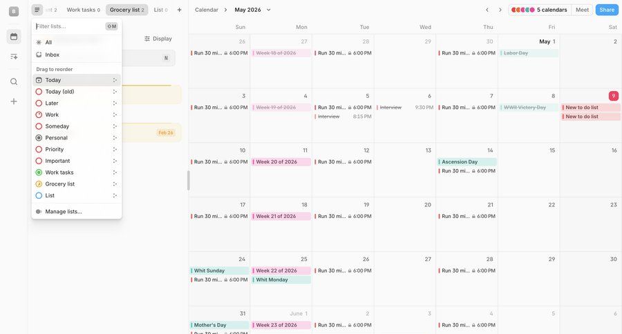 Amie
			 task management list management drag and drop ui page example