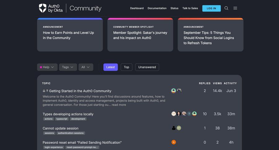 Auth0
			 send invitation user permissions user role announcement quick actions quick keys login page ui page example