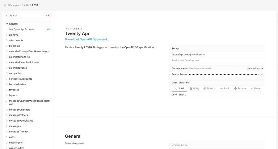 Twenty
			 authentication integration documentation accordion code snippet ui page example