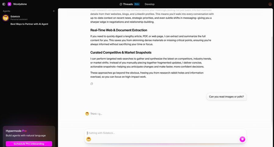 Hypermode
			 sidebar navigation artificial intelligence onboarding sidebar message communication chat chat interface ui page example