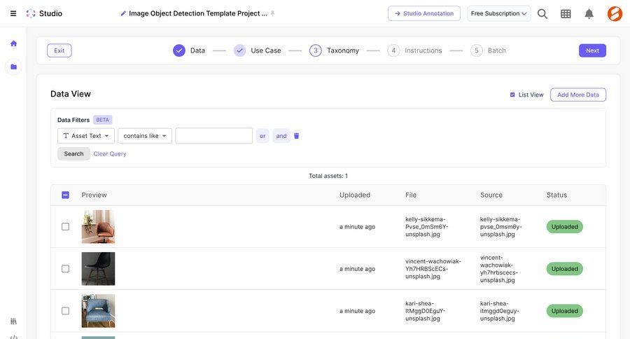 Scale
			 data management artificial intelligence grid file upload data filtering table data grid ui page example