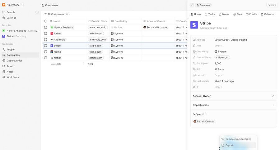 Twenty
			 data management sidebar navigation grid data export exporting data data entry sidebar menu table ui page example