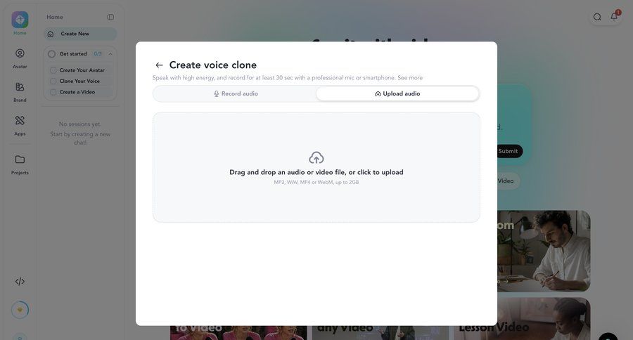 HeyGen
				create ui page example