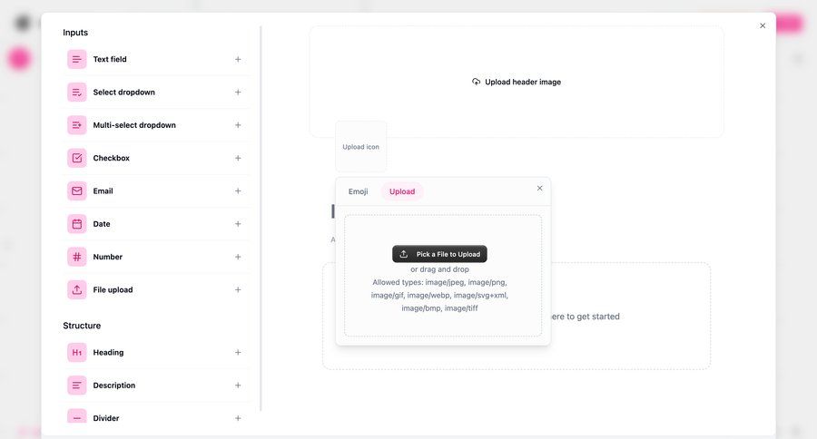 Gumloop
			 file upload drag and drop ui page example