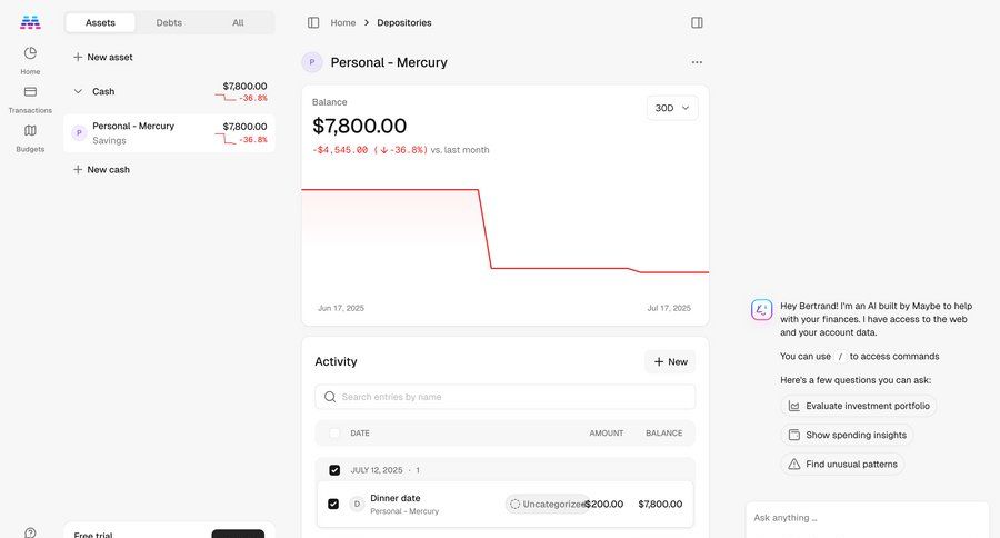Maybe Finance
				list ui page example