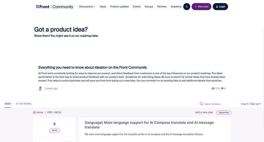 Front
			 product update search suggestions suggestion localization ui page example