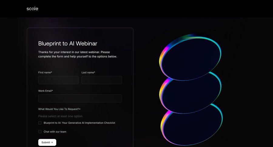 Scale
				form ui page example