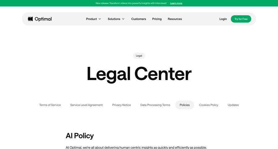 Optimal
				article ui page example