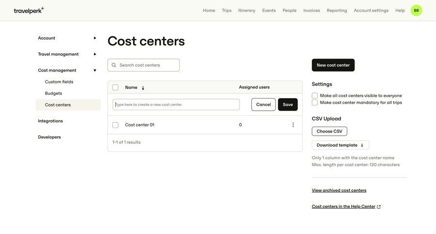 Travelperk
				settings ui page example